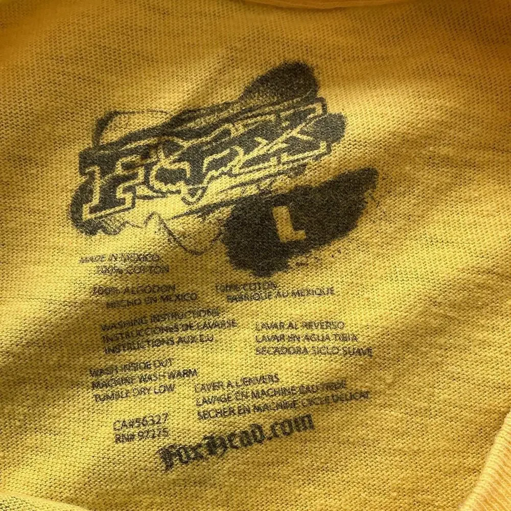 Vintage Y2K Fox Racing T-Shirt Size L - Picture 3 of 4